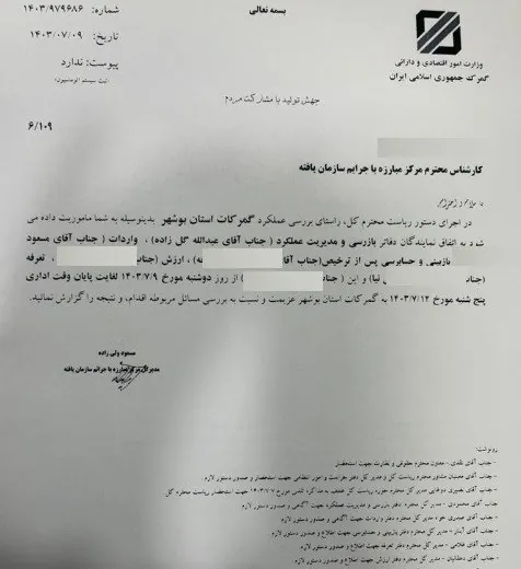 گمرک جمهوری اسلامی ایران , 